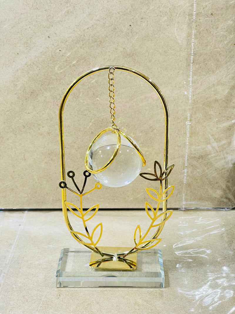 Metal Crystal Decoration Piece G091