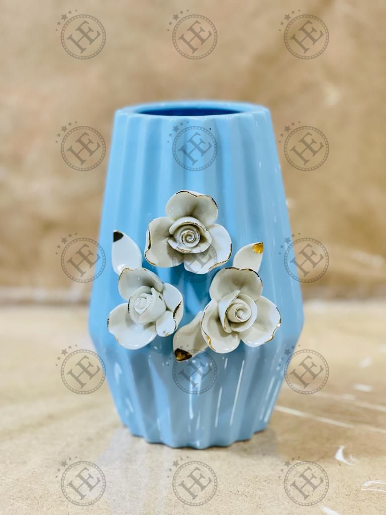 Blue White Ceramic Vase BW608