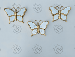 3 Piece Hanging Mirrors (Butterfly Style)