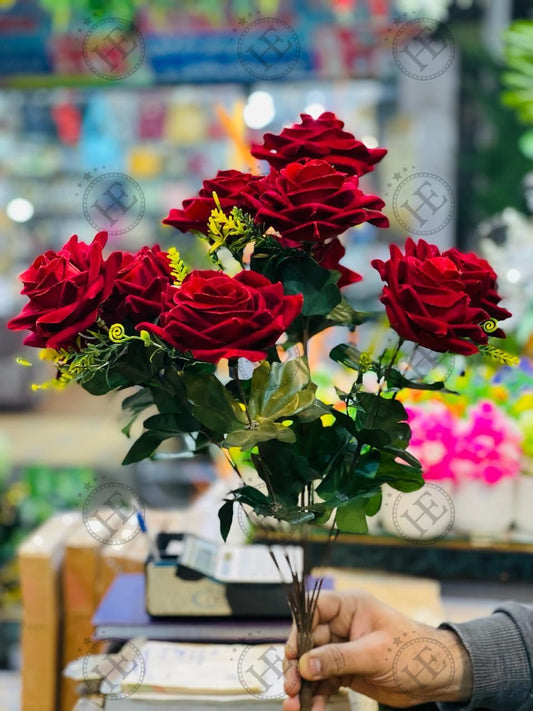 Imported Red Rose Flower Bunch RF601
