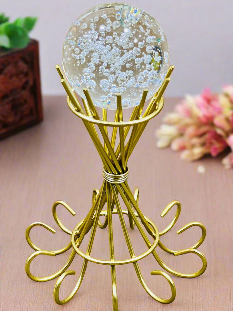 Luxury Decorative Crystal Ball Stand GCD080