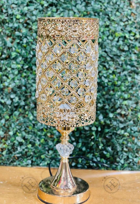 Metal Golden Crystal Lamp X100